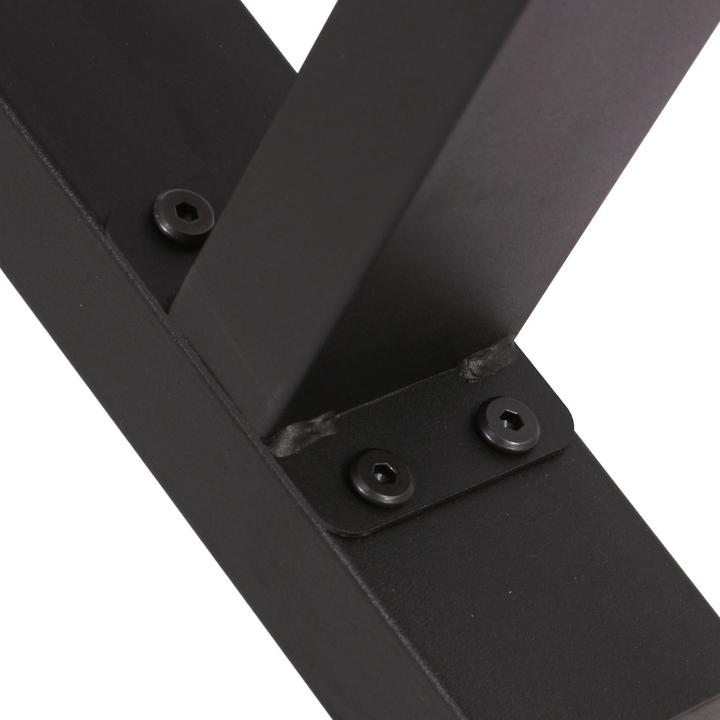 Actual product image Wiltec Table legs set 70x72cm black powder-coated Table runners Table frame