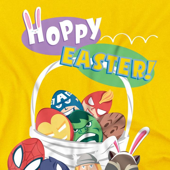 Actual product image Childrens/Kids Hoppy Eggs Easter T-Shirt (128)
