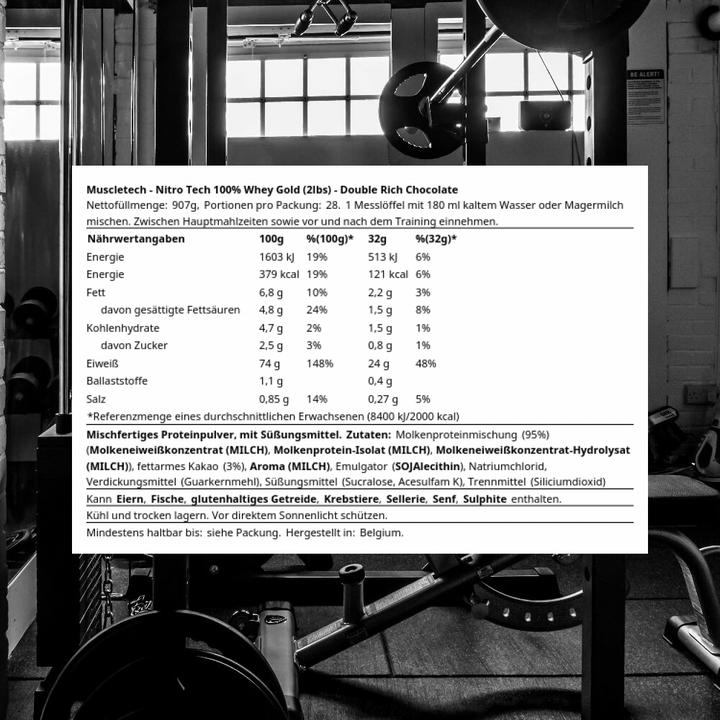 Image du produit Muscle Tech Performance Series Nitro Tech 100% Whey Gold (Double Rich Chocolate, 1 pcs, 1198 g)