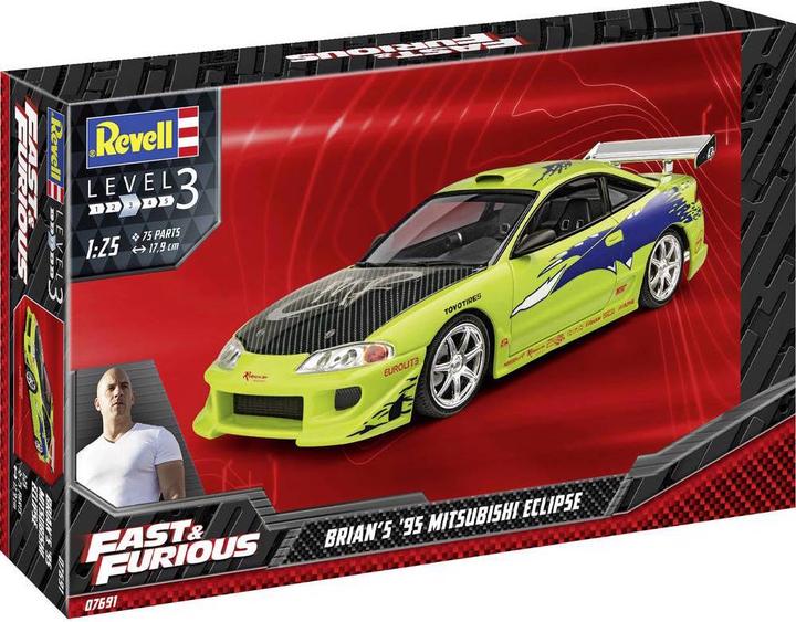 Actual product image Revell Fast & Furious Brians 1995 Mitsubishi Eclipse