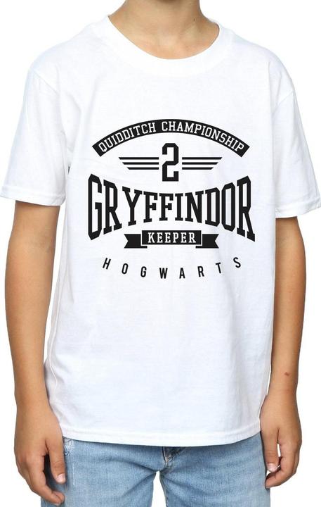 Actual product image Boys Gryffindor Keeper T-Shirt (128)