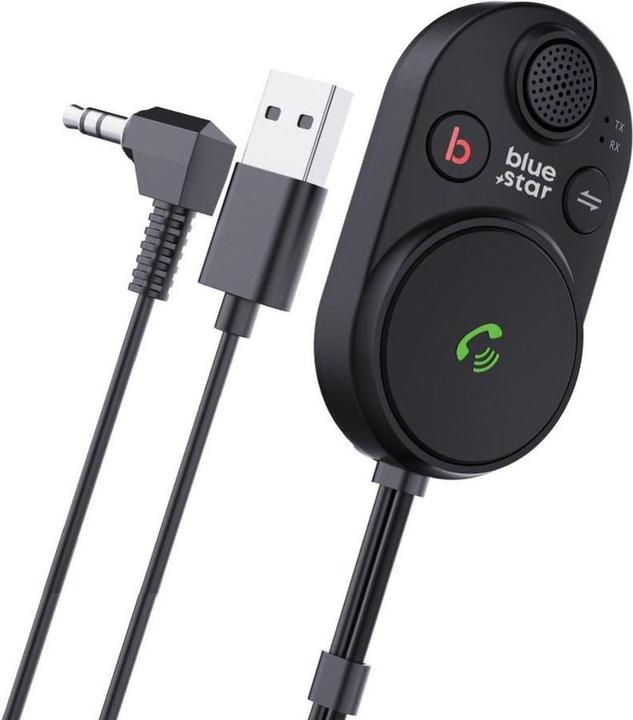 Productafbeelding Other Computer Accessory Blue Star BLUE STAR transmitter FM bluetooth 2in1 CarLink BT62 black