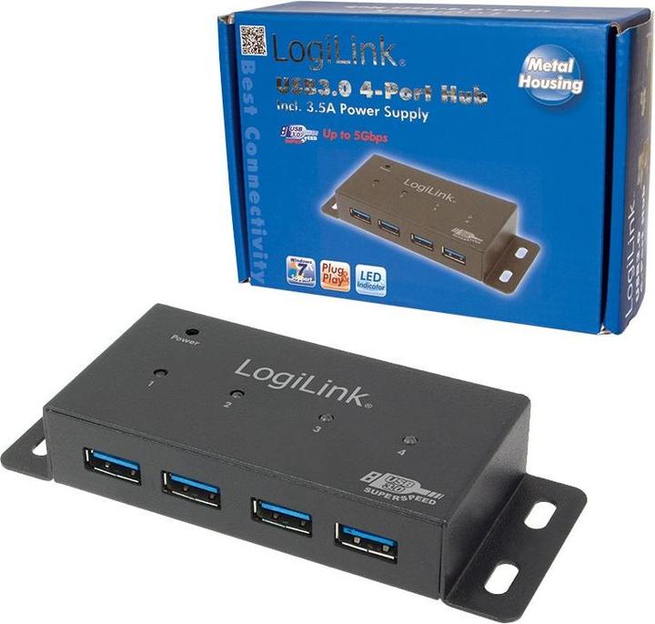 Actual product image LogiLink UA0149 (USB-A, 4 Ports)