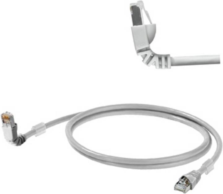 Actual product image Weidmüller 1248280012 RJ45 network cable, patch cable CAT 6a S/FTP 1.20 m Grey UL (S/FTP, CAT6a, 1.20 m)