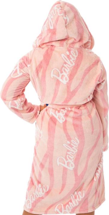 Actual product image Barbie Womens/Ladies Hooded Dressing Gown (M)