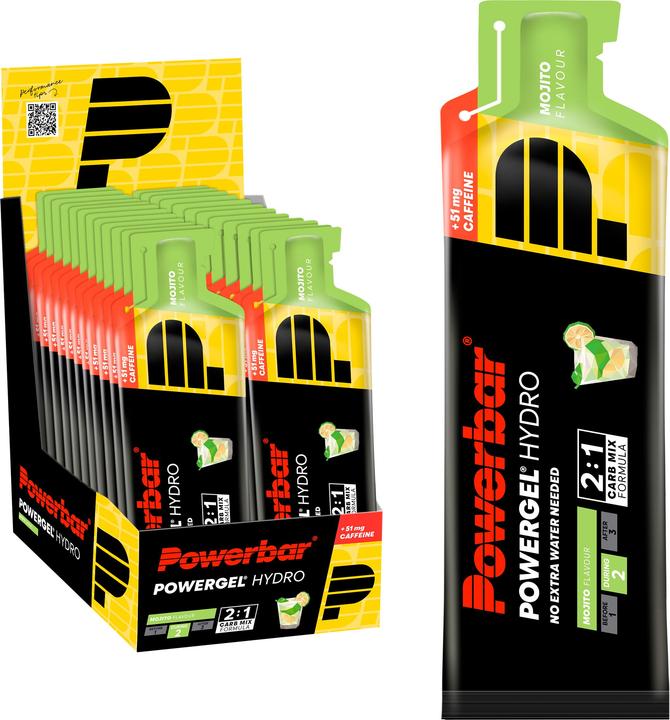 Image du produit Powerbar PowerGel Hydro (Mojito, Caféine, 24 pcs, 1850 g)