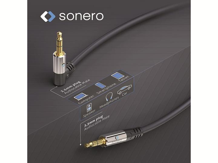 Immagine prodotto Sonero Jack da 3,5 mm - Jack da 3,5 mm (1 m, Connettore da 3,5 mm (AUX))