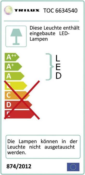 Energie-Label Trilux LED-Rasteranbauleuchte RPV 1500 Atirion D-L #6634540 (5500 lm)