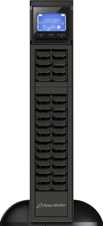 Actual product image Powerwalker VFI 2000 CRM LCD 2000VA / 1600W Online UPS Tower/Rack Dual Converter SNMP Slot (2000 VA, 1600 W, Online double converter UPS)