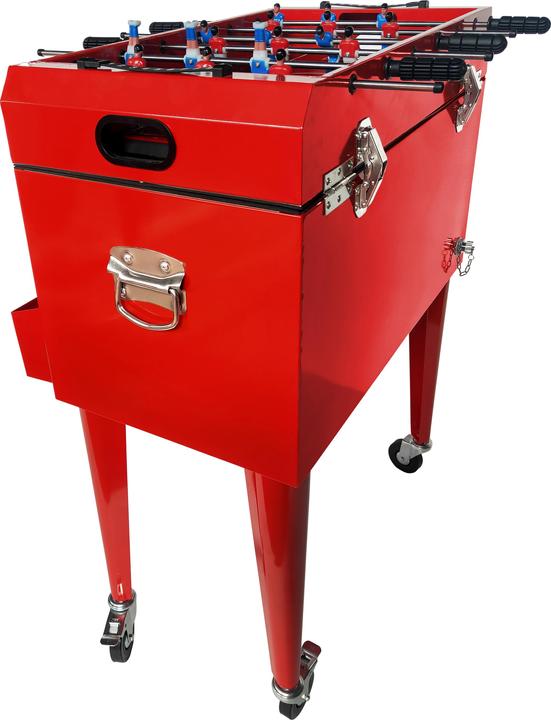 Produktbild Axi KÃ¼hler mit Tischfussball Rot (65 l)