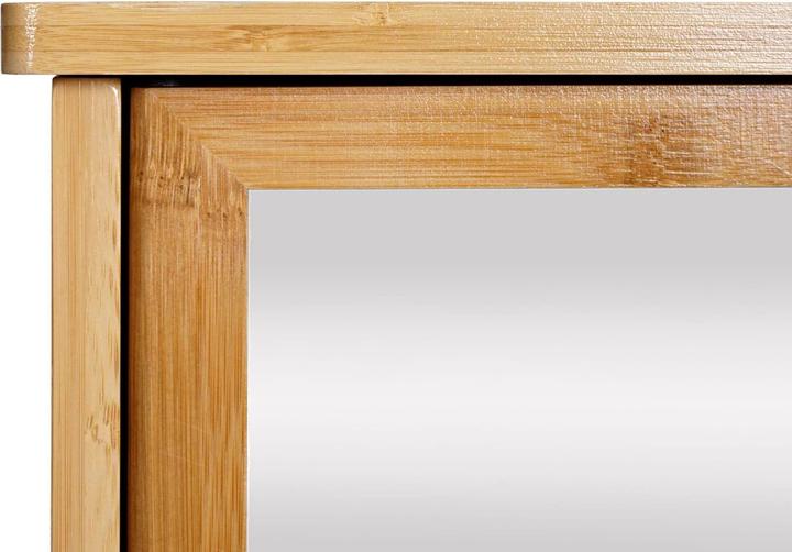 Produktbild Mendler Spiegelschrank HWC-B18, Bambus 62x66x15cm (62 x 66 x 15 cm)