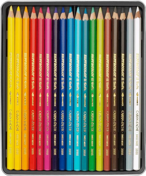 Produktbild Caran d'Ache Supracolor Aquarelle Metallschachtel (Mehrfarbig, 18 x)
