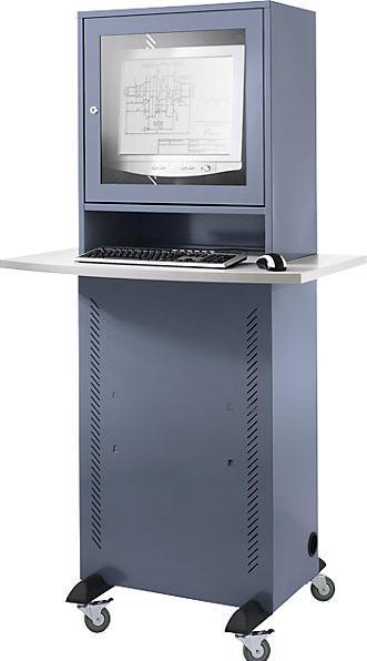 Image du produit eurokraft basic Armoire pour ordinateur (60 cm, 163.80 cm)
