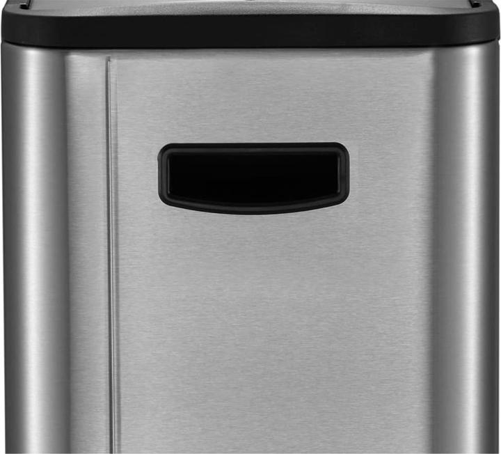 Image du produit EKO Système de tri des déchets Ecoslim Poubelle à pédale en inox 2 x 20 L avec revêtement (40 l)