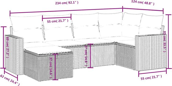 Actual product image VidaXL Barletta