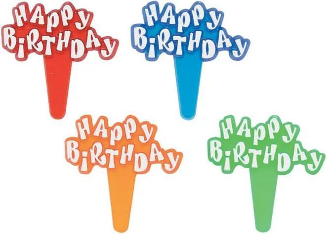 Image du produit Generic Jewel Happy Birthday Plateau de Gâteau (paquet de 5)