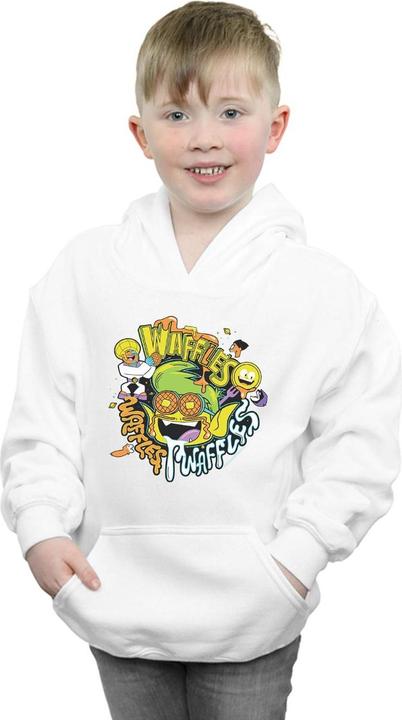 Immagine prodotto Teen Titans Go Waffle Mania Felpa con Cappuccio Ragazzi (152, 158)