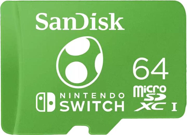 Actual product image SanDisk Nintendo Switch Card (64 GB, microSDXC, U3, UHS-I)
