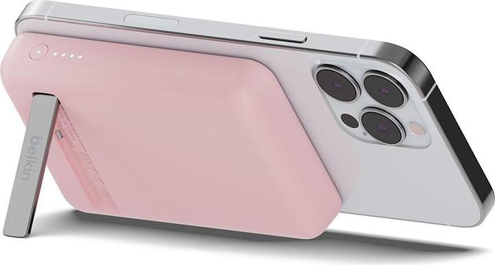 Immagine prodotto Belkin Magnetische Powerbank, MagSafe kompatible, mit Standfunktion für iPhone (5000 mAh, 7.50 W, 7.50 Wh)