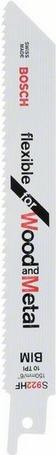 Actual product image Bosch Professional Zubehör Sabre saw blade S 922 HF, Flexible for Wood and Metal, 100-pack, 150 mm
