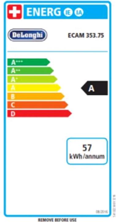 Energy Label De'Longhi Dinamica