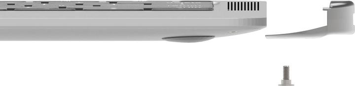 Actual product image Maclocks Ledge MacBook Air 2020 M1 T-slot Ledge Lock Adapter with Combination Cable Lock