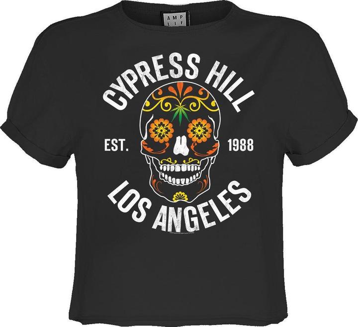 Amplified Floral Skull kurzes TShirt