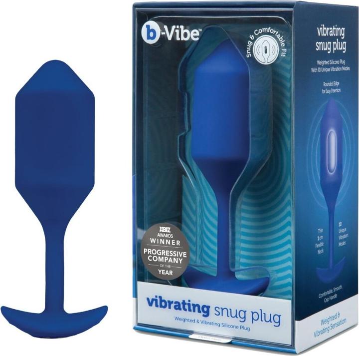 Immagine prodotto B-Vibe Snug Plug vibrante 3 (L) blu
