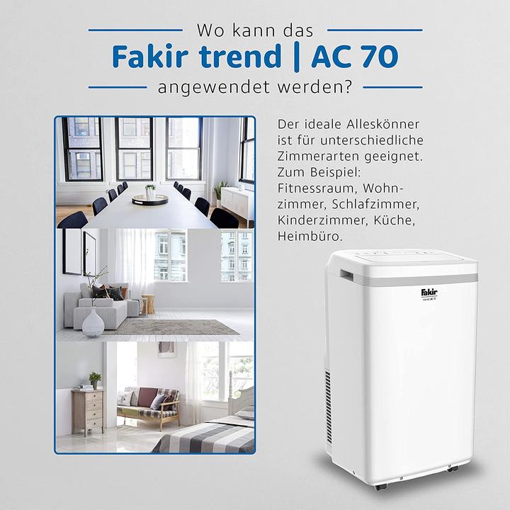 Actual product image Fakir AC 70 (25 m², 7000 BTU/h)