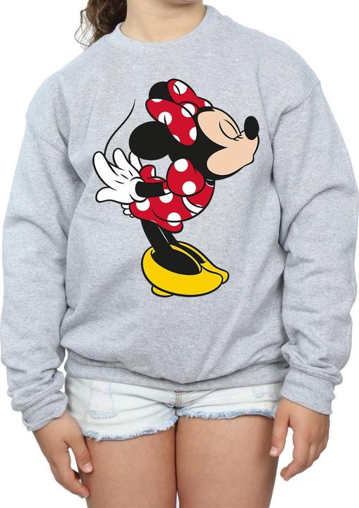 Actual product image Disney Girls Minnie Mouse Split Kiss Sweatshirt (140, 146)