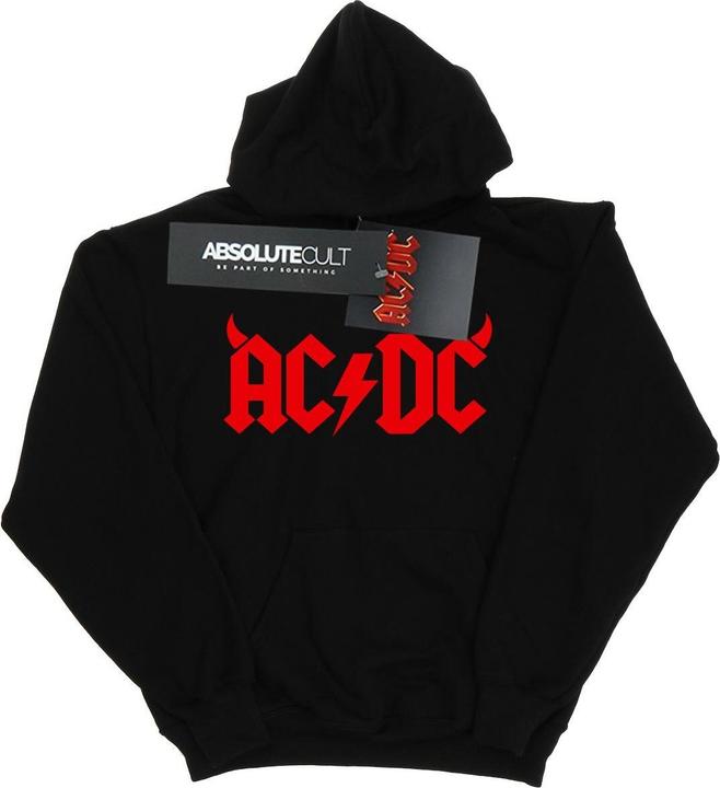 Immagine prodotto AC/DC Horns Logo Felpa con Cappuccio Uomo (3XL)