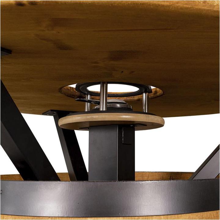 Image du produit Bodega Table haute barrique et réchaud à fondue "Alpage