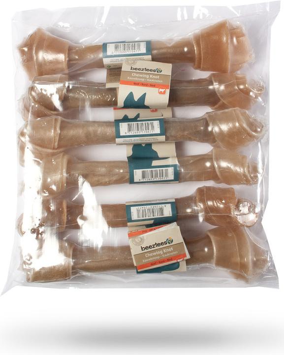 Actual product image Beeztees Chewing knot Beef skin (Adult, 1 pcs., 80 g)