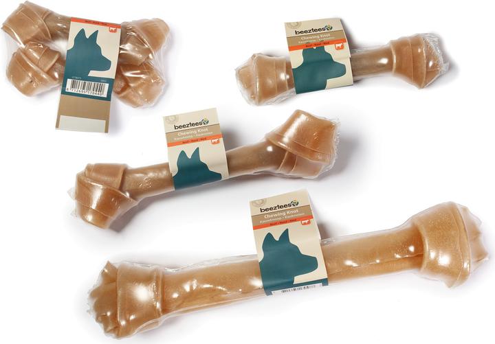 Actual product image Beeztees Chewing knot Beef skin (Adult, 1 pcs., 80 g)