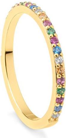 Actual product image Breuning RING - Brill. | Sky Blue | Apple Green | Saf. Pink (50, 585/14 K Gold)