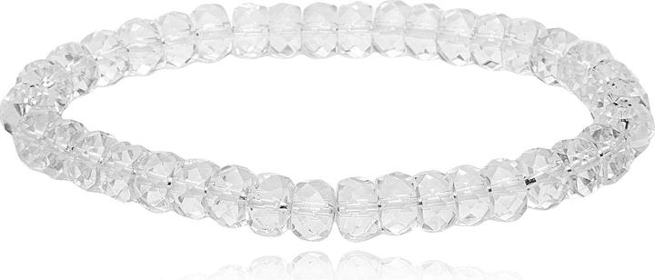 Actual product image Leyda Rock crystal bracelet (Coloured stone)