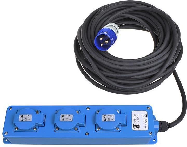 Produktbild ProPlus CEE 3-fach Schuko Steckdosenleiste (10 m)