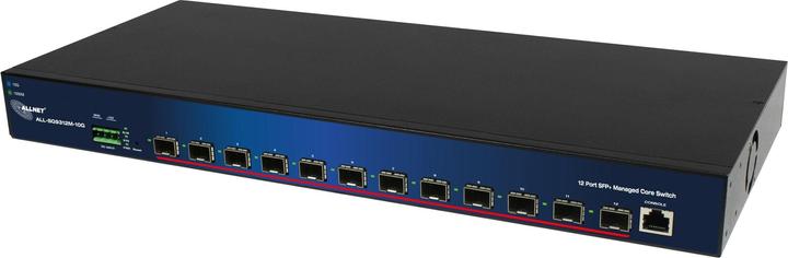 Produktbild Allnet Switch smart managed Layer2 12 Port o 12x 12 SFP+ 10GbE o 19" o ALL-SG9312M-10G o Core-Switch (12 Ports)