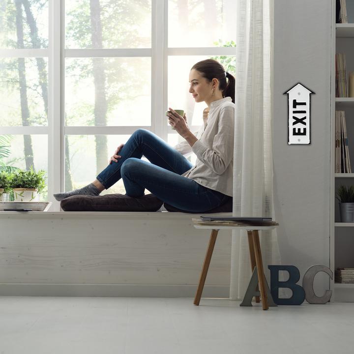 Actual product image Relaxdays Exit Sign Arrow
