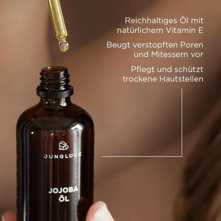 Immagine prodotto Junglück Bio-Jojobaöl (Olio corpo, 100 ml)