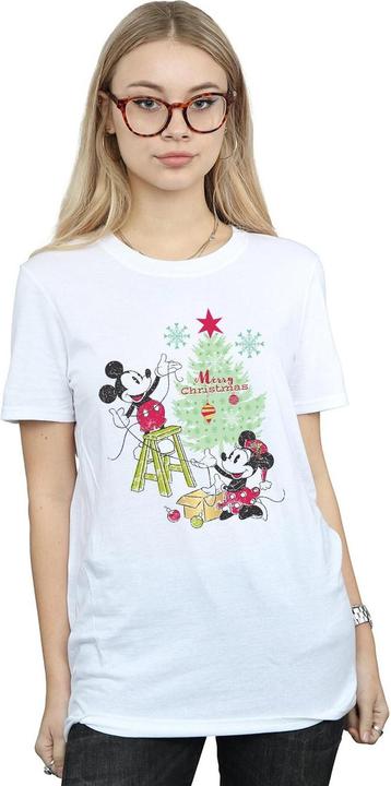 Produktbild Disney Mickey And Minnie Christmas Tree TShirt (XXL)