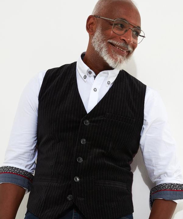 Produktbild Joe Browns Velvet Pinstripe Suit Waistcoat (38)