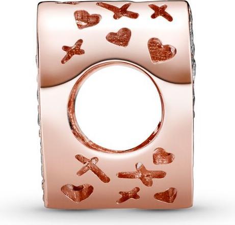 Produktbild Pandora Rose Sparkling Freehand Heart Charm (Metall, rosevergoldet)