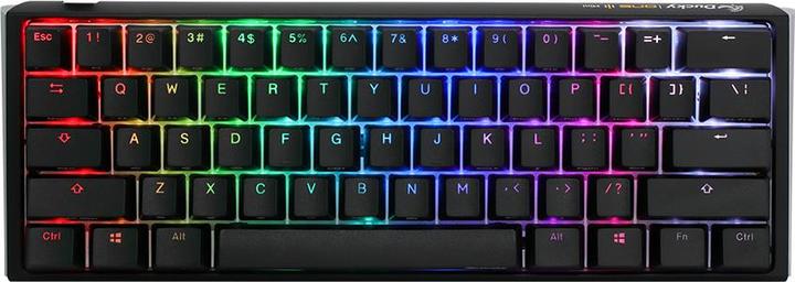 Productafbeelding Ducky One 3 Classic Zwart/Wit Mini Gaming Toetsenbord, RGB LED - MX-Speed-Silver (NL, Bedraad)