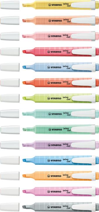 Immagine prodotto STABILO Evidenziatore swing cool Pastel Edition (Arancione tenue, 4 mm, 1 x)