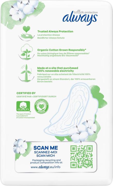 Productafbeelding Always Cotton Protection (54 x, Maandverband)