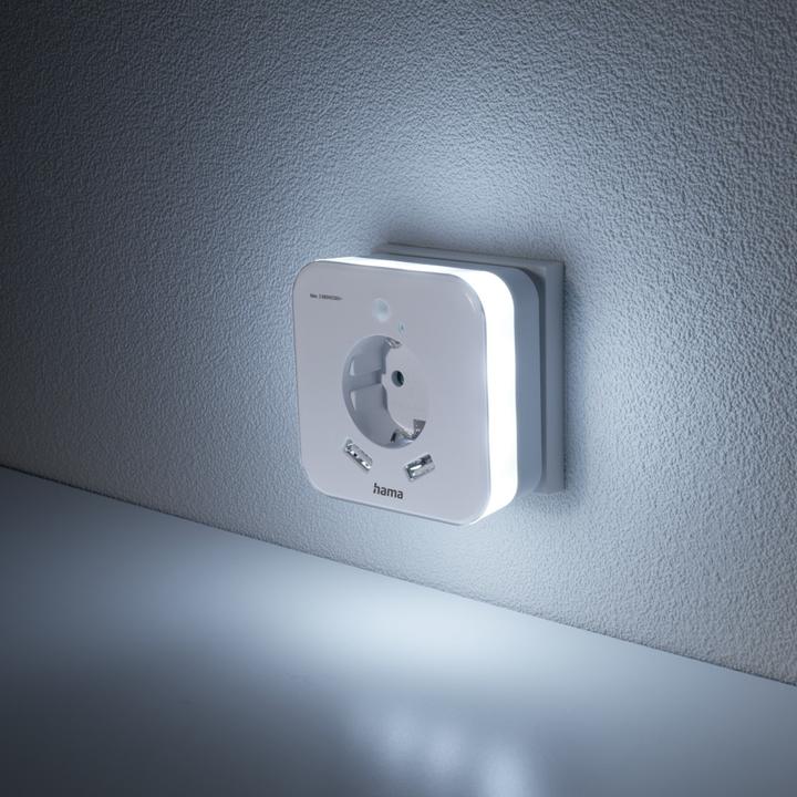 Actual product image Hama 00223498 LED Night Light with Motion Detector LED Daylight White