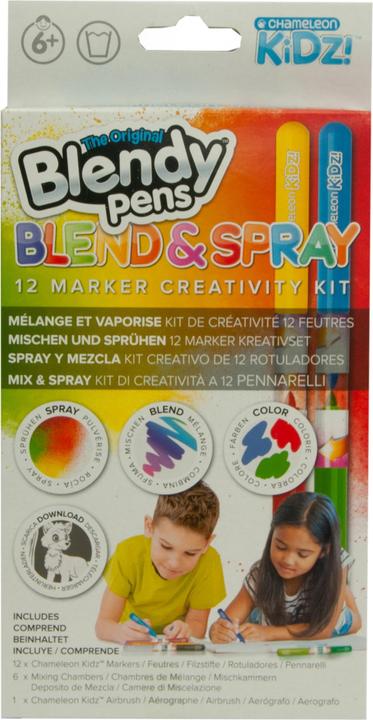 Actual product image Triton Blendy Pens Starter Set 4 Colours/Markers CK 1001 (Multicoloured, 4 x)