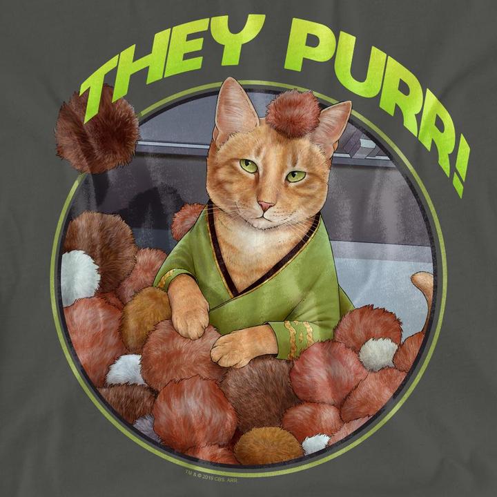 Actual product image Unisex Adult The Purr T-Shirt (M)