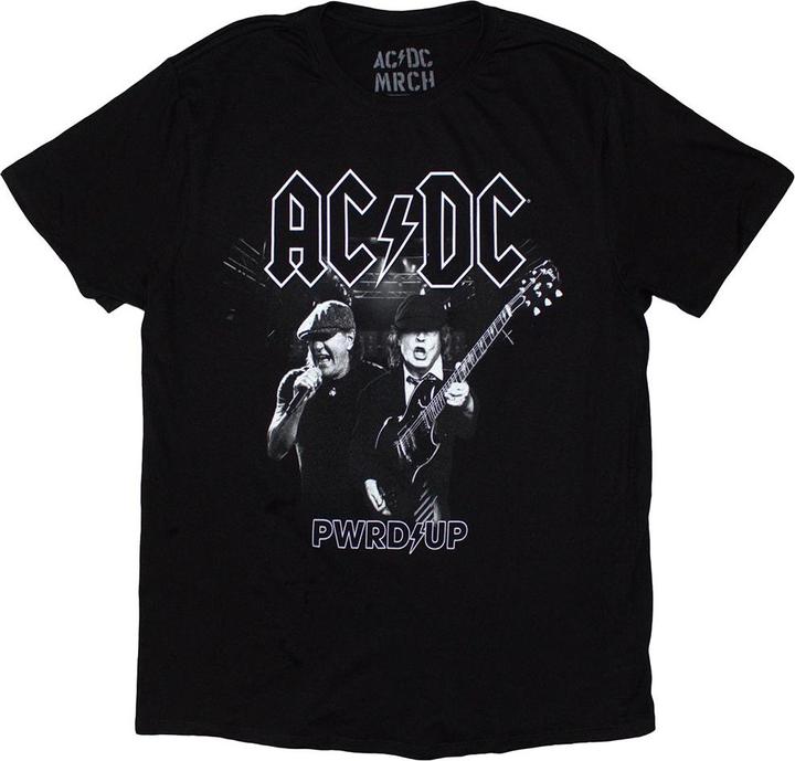 AC/DC PWRDUP B&W Photo EU Tour '24 TShirt